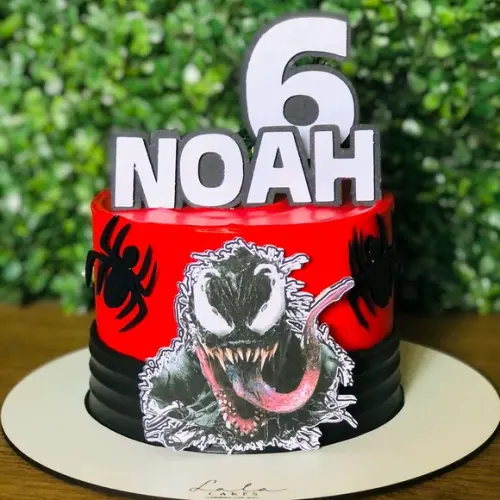 Topo de Bolo Venom