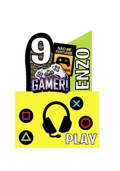 Topo de Bolo Video Game