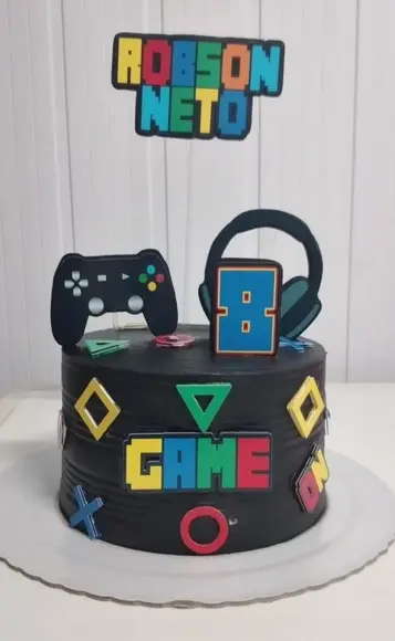 Topo de Bolo Video Game