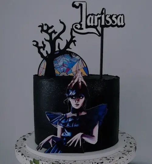 Topo de Bolo Wandinha