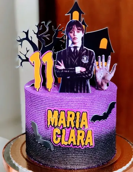 Topo de Bolo Wandinha