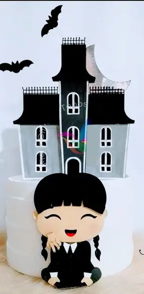 Topo de Bolo Wandinha