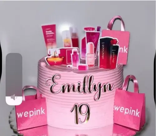 Topo de Bolo We Pink