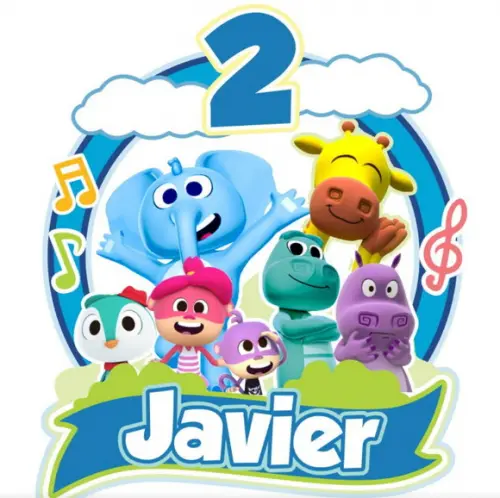 Topo de Bolo Zoo