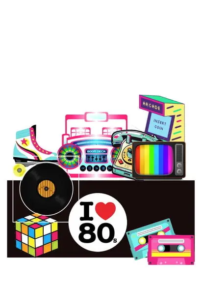 Topo de Bolo Anos 80