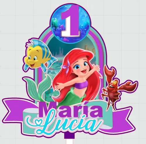 Topo de Bolo Ariel