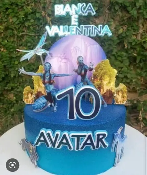 Topo de Bolo Avatar