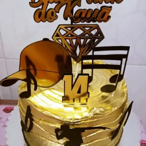 Topo de Bolo Baile Funk