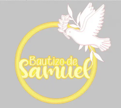 Topo de Bolo Batizado
