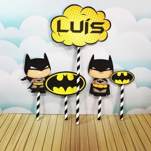 Topo de Bolo Batman