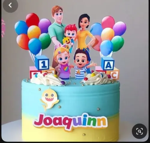 Topo de Bolo Bebe Finn