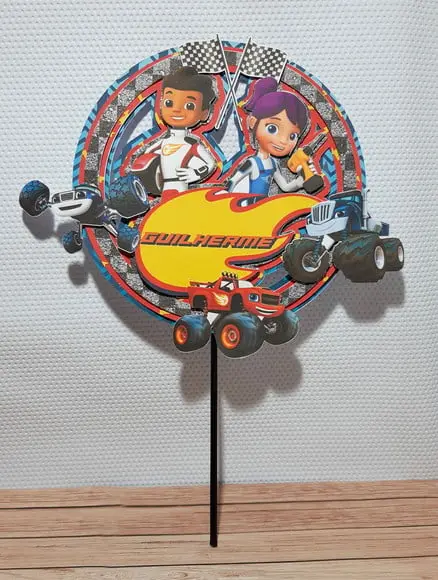 Topo de Bolo Blaze