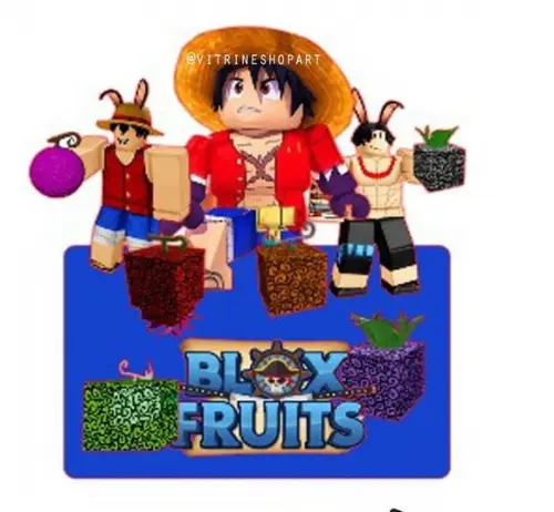 Topo de Bolo Blox Fruit