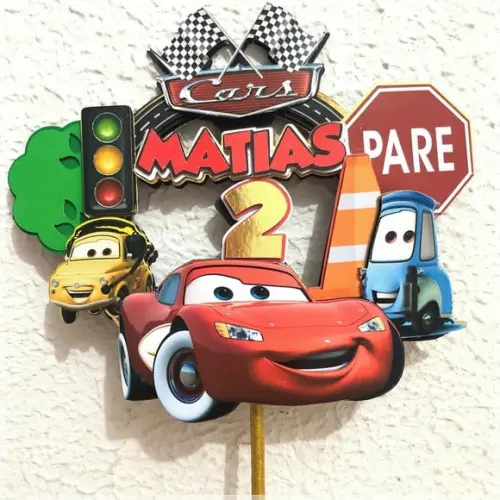 Topo de Bolo Carros