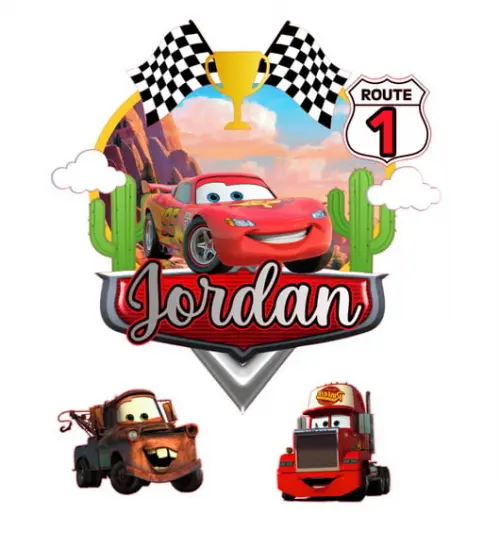 Topo de Bolo Carros