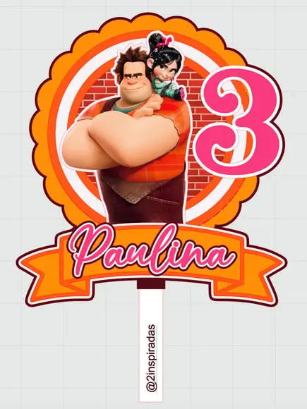 Topo de Bolo Detona Ralph