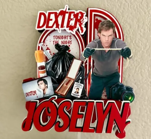 Topo de Bolo Dexter
