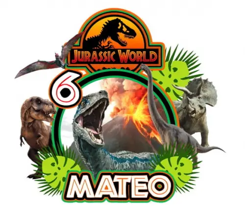 Topo de Bolo Dinossauro