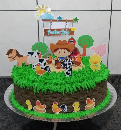 Topo de Bolo Fazendinha