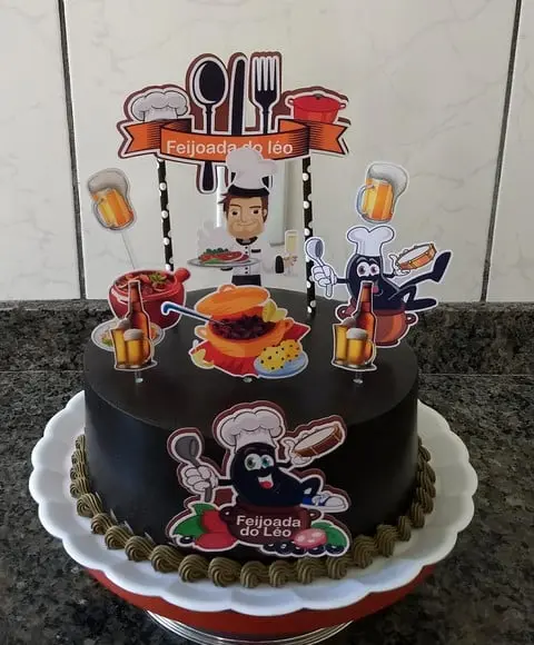 Topo de Bolo Feijoada