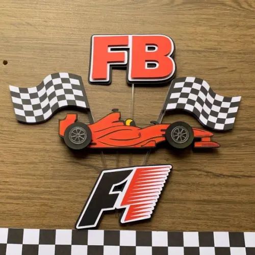 Topo de Bolo Formula 1