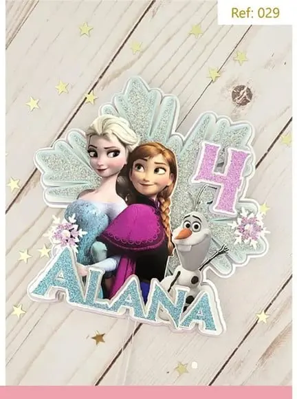 Topo de Bolo Frozen
