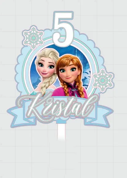 Topo de Bolo Frozen