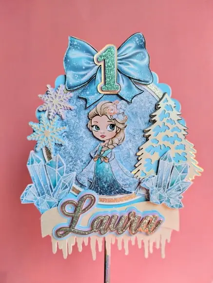 Topo de Bolo Frozen