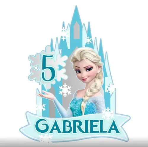 Topo de Bolo Frozen