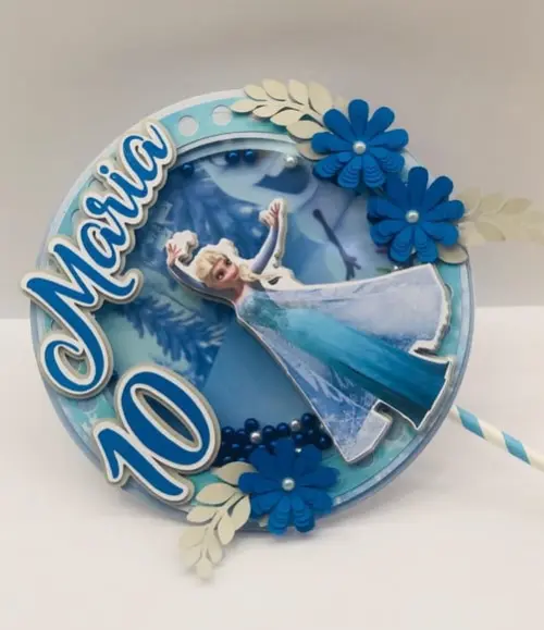 Topo de Bolo Frozen
