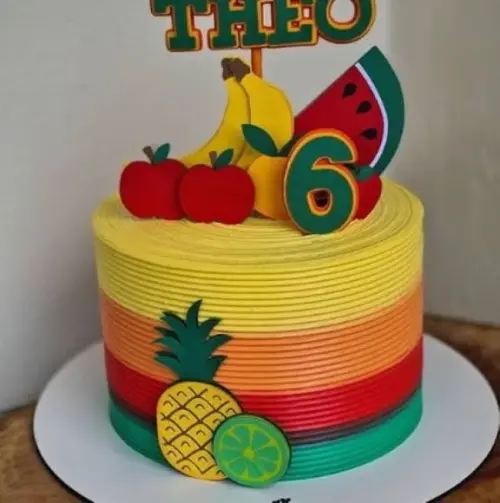Topo de Bolo Frutinhas