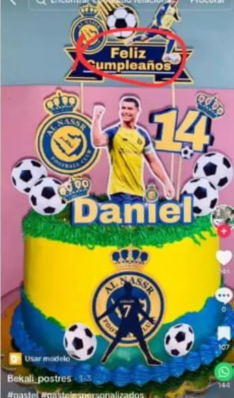 Topo de Bolo Futebol