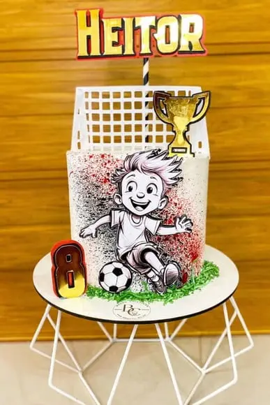 Topo de Bolo Futebol