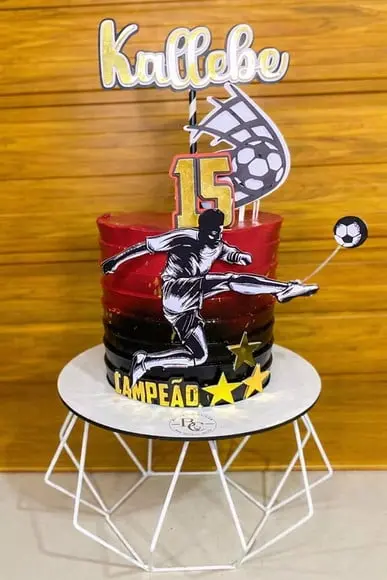 Topo de Bolo Futebol