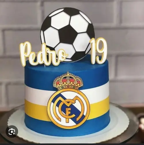 Topo de Bolo Futebol