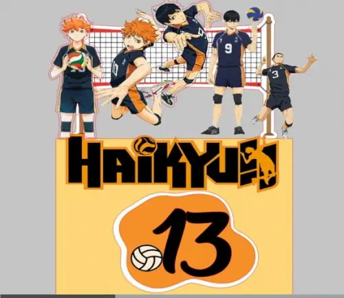 Topo de Bolo Haikyuy