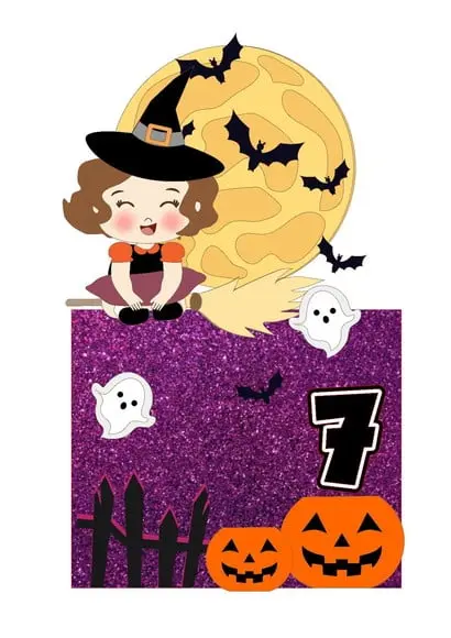 Topo de Bolo Halloween