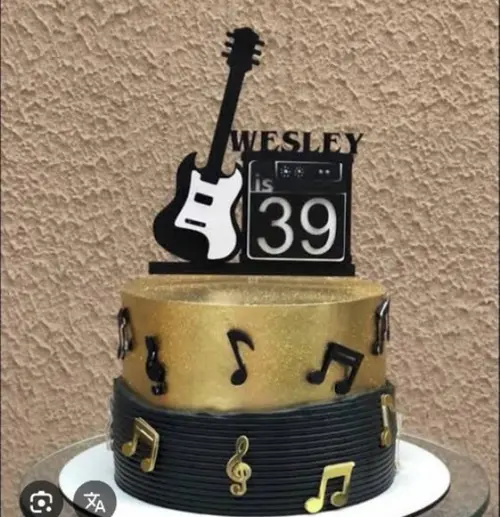 Topo de Bolo Guitarra