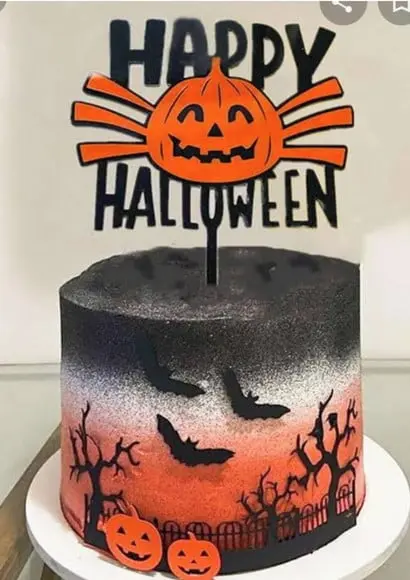 Topo de Bolo Halloween