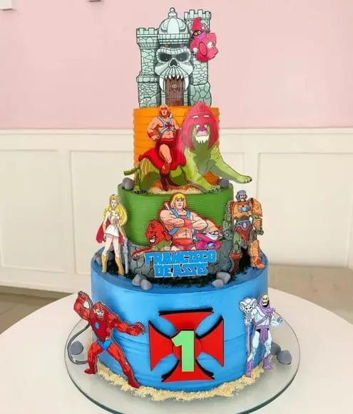 Topo de Bolo He Man