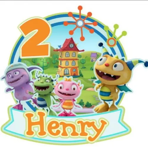 Topo de Bolo Henry Hugglemonster