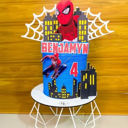 Topo de Bolo Homem Aranha