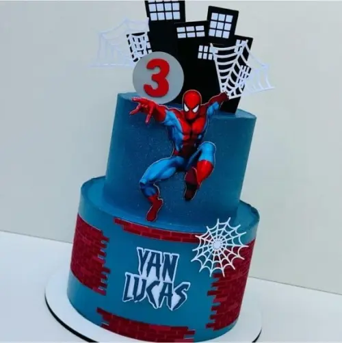 Topo de Bolo Homem Aranha
