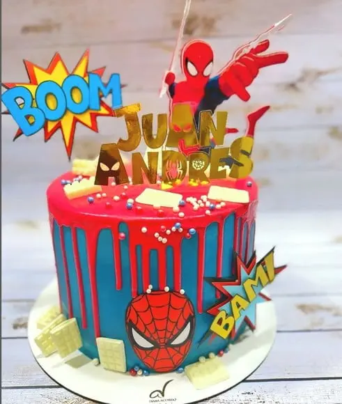 Topo de Bolo Homem Aranha
