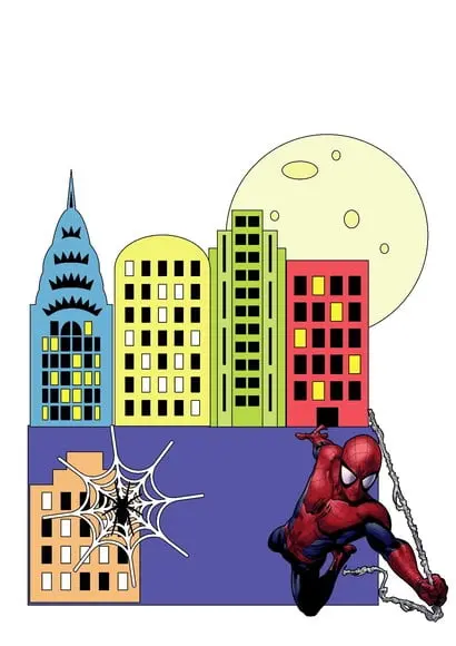 Topo de Bolo Homem Aranha