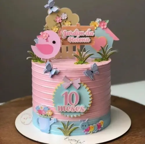 Topo de Bolo Jardim