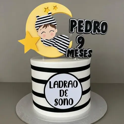 Topo de Bolo Ladrão de Sono