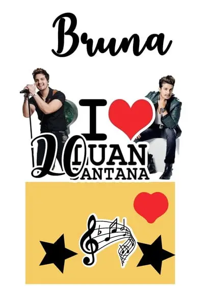 Topo de Bolo Luan Santana