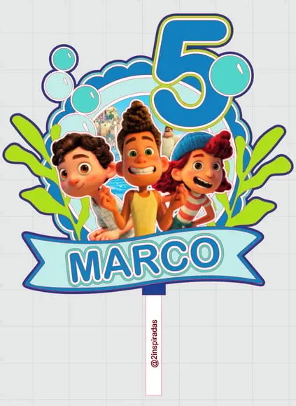 Topo de Bolo Luca