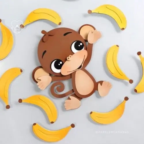 Topo de Bolo Macaquinho